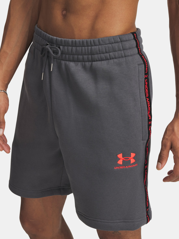 Under Armour Мъжки шорти Under Armour UA Icon Fleece Short Taping-GRY