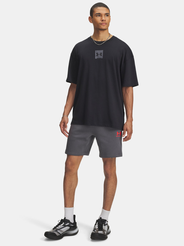Under Armour Мъжки шорти Under Armour UA Icon Fleece Short Taping-GRY