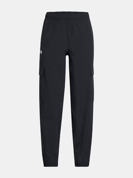 Under Armour Момичешки спортни панталони Under Armour UA Rival Woven Cargo Pants-BLK