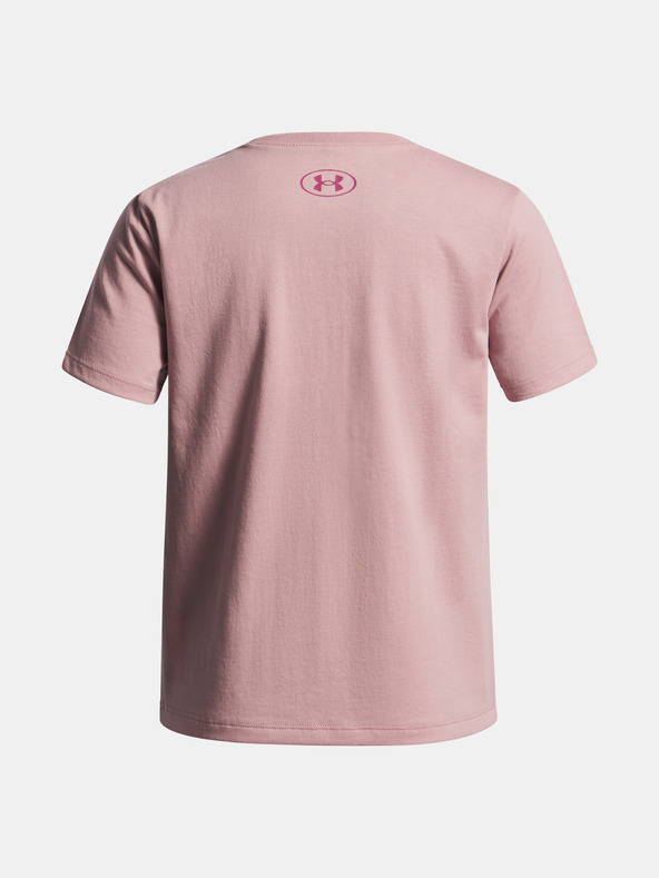 Under Armour Момичешка тениска Under Armour UA BIG LOGO SS-PNK