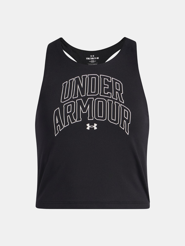 Under Armour Момичешки потник Under Armour UA Motion Branded Tank-BLK