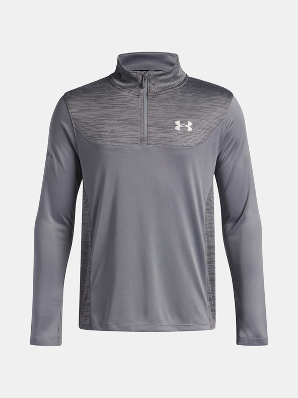 Under Armour Момчешка тениска Under Armour UA Tech Utility 1/4 Zip-GRY