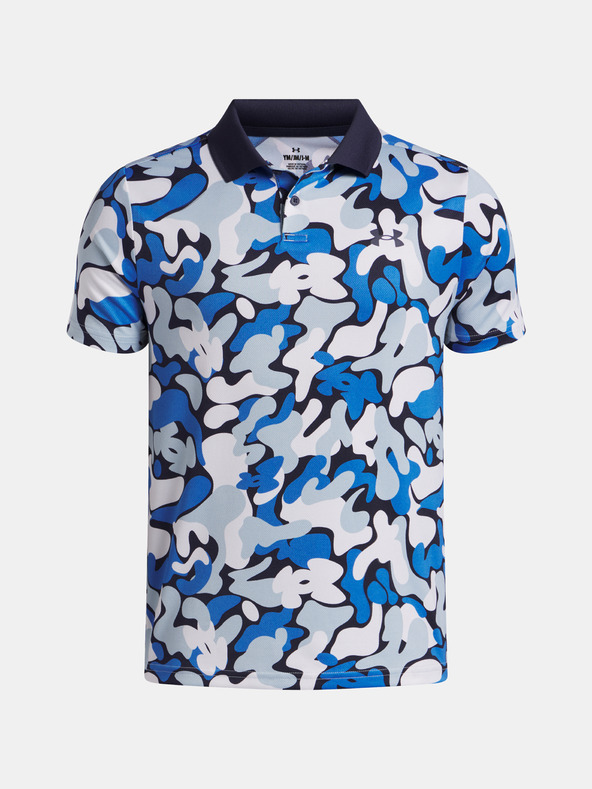 Under Armour Момчешка тениска Under Armour UA Matchplay Printed Polo-BLU