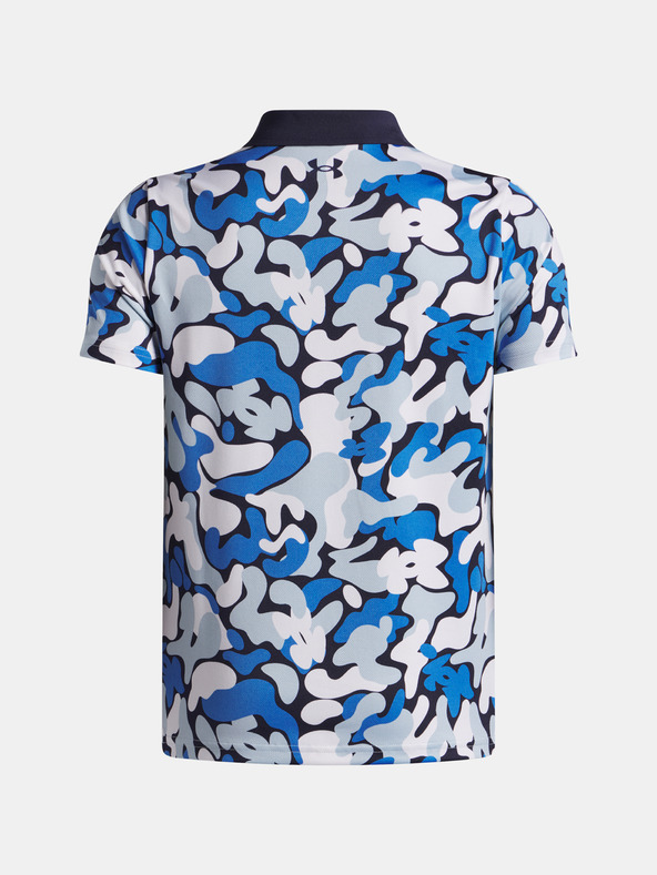 Under Armour Момчешка тениска Under Armour UA Matchplay Printed Polo-BLU