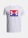 Under Armour Момчешка тениска Under Armour UA B BOXED SPORTS UPDATE SS-WHT
