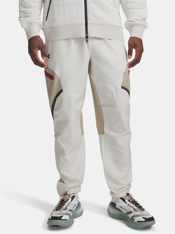 Under Armour Мъжки спортни панталони Under Armour UA Unstoppable Cargo Pant-WHT