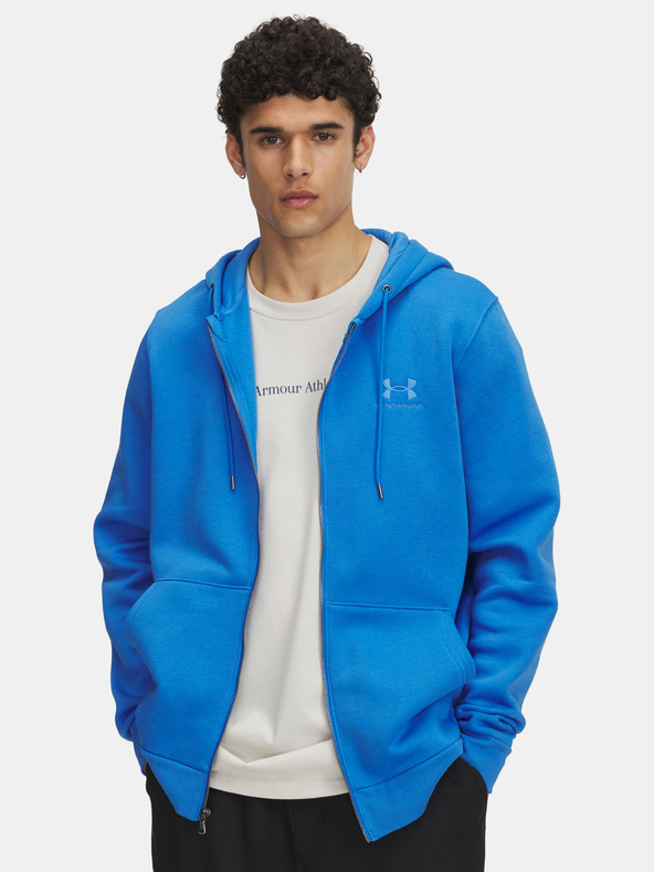Under Armour Мъжки анцуг Under Armour UA Icon Fleece FZ Hood-BLU