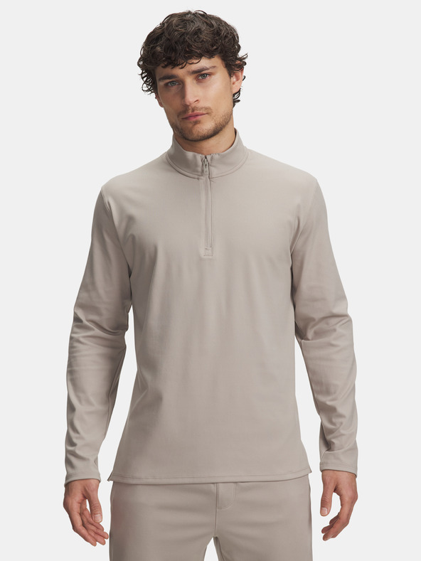 Under Armour Мъжка тениска Under Armour UA Meridian 1/4 Zip-BRN