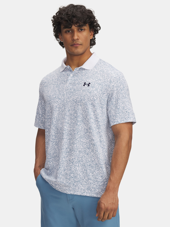 Under Armour Мъжка тениска Under Armour UA Matchplay Printed Polo-WHT