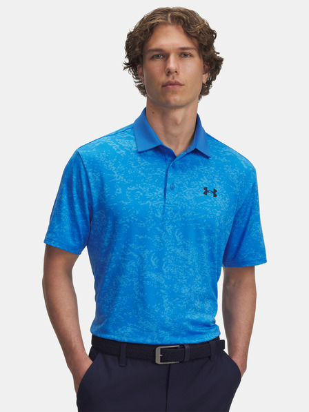 Under Armour Мъжка тениска Under Armour UA Playoff 3.0 Printed Polo-BLU
