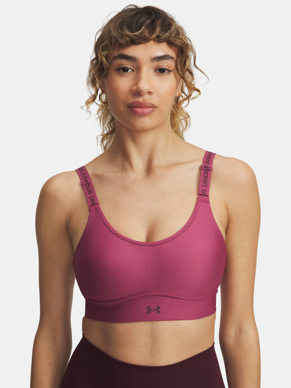 Under Armour Дамски сутиен Under Armour UA Infinity Mid 2.0 Bra-RED
