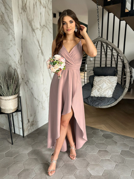 Edoti Макси рокля LOVE - пудрова