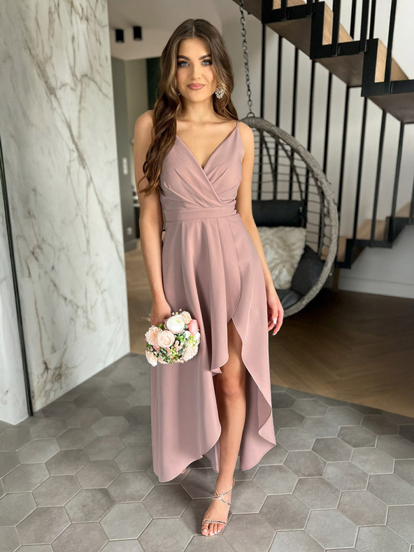 Edoti Макси рокля LOVE - пудрова