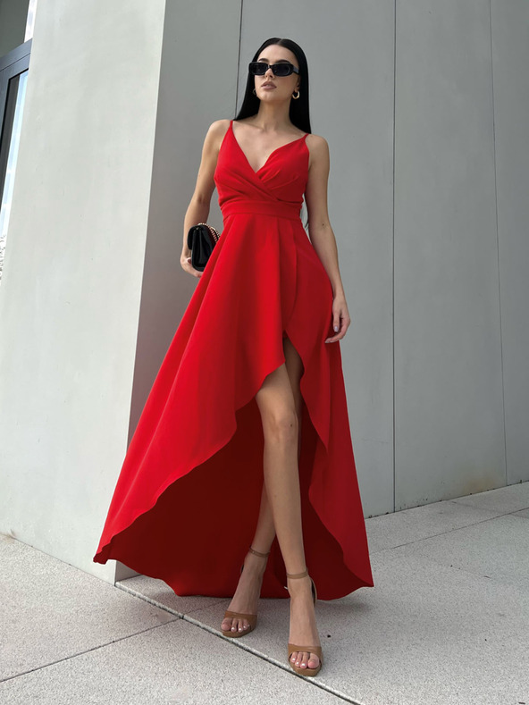 Edoti Макси рокля LOVE - червена