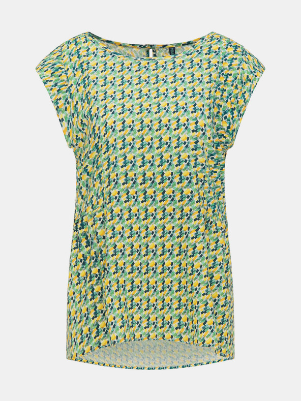 Tranquillo Зелена шарена блуза Tranquillo