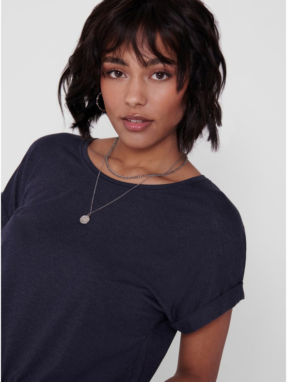 ONLY Синя свободна тениска ONLY Moster