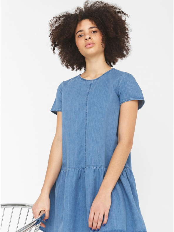 Noisy May Синя дънкова рокля Noisy May Emilia