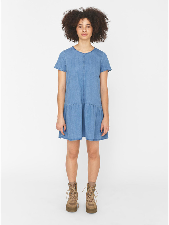 Noisy May Синя дънкова рокля Noisy May Emilia