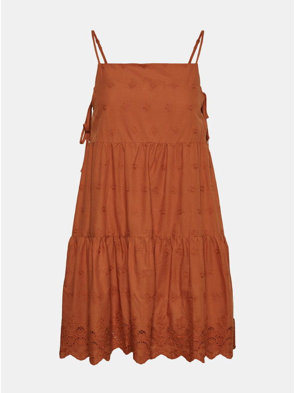 Noisy May Noisy May Jackie кафява рокля от мадейра