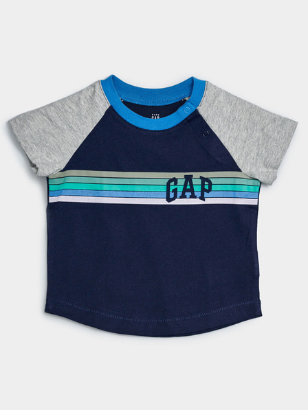 GAP Бебешка тениска Gap logo raglan GAP