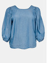 ONLY CARMAKOMA Синя блуза от деним ONLY CARMAKOMA