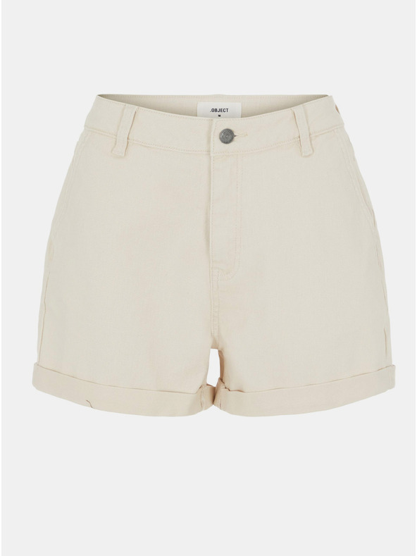 .OBJECT Кремави къси панталони от деним .OBJECT Penny