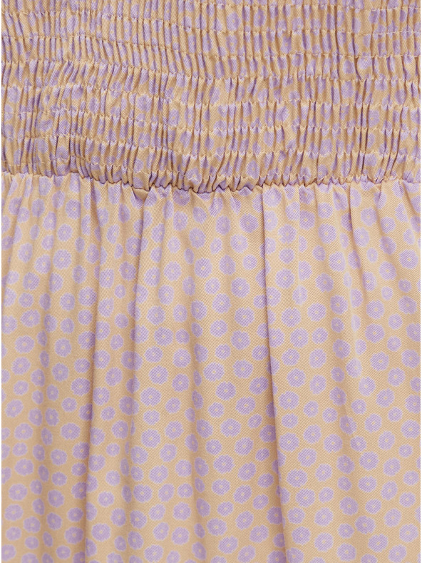 Pieces Светлорозова рокля на цветя Pieces Laoise