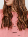 Vero Moda Розова тениска с VERO MODA Hollie