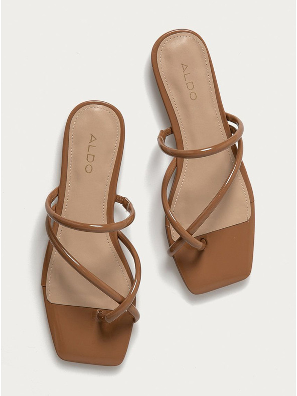 Aldo Кафяви дамски джапанки ALDO Mounis