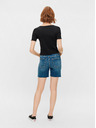 Pieces Сини къси панталони от деним Pieces Lisa