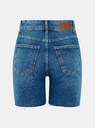 Pieces Сини къси панталони от деним Pieces Lisa