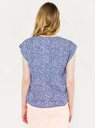 CAMAIEU Синя шарена блуза CAMAIEU