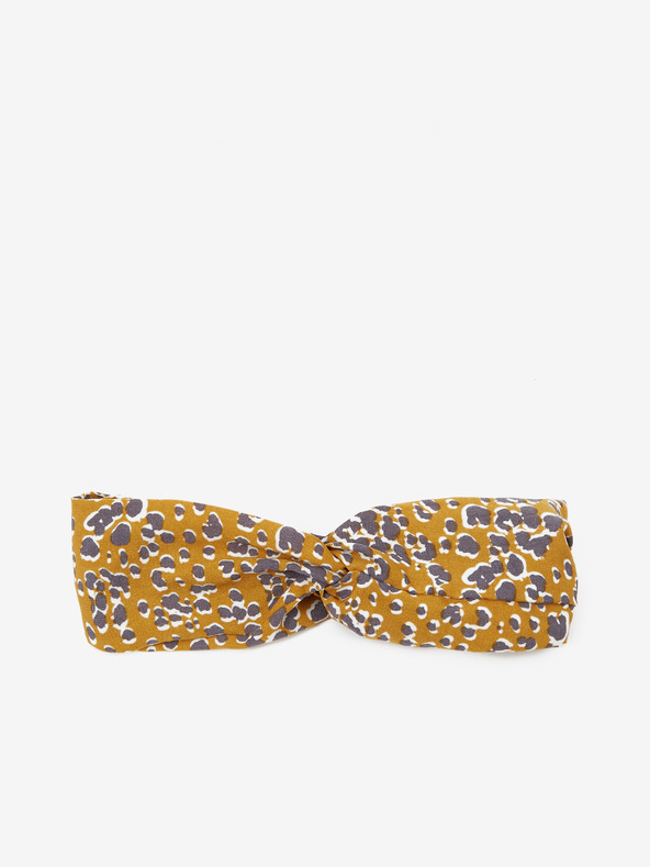 CAMAIEU Сиво-жълта шарена лента за глава CAMAIEU