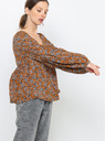 CAMAIEU Блуза с кафява шарка CAMAIEU