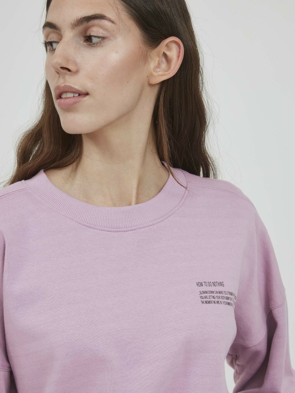 ICHI Розов дамски суитшърт ICHI