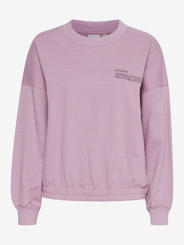 ICHI Розов дамски суитшърт ICHI