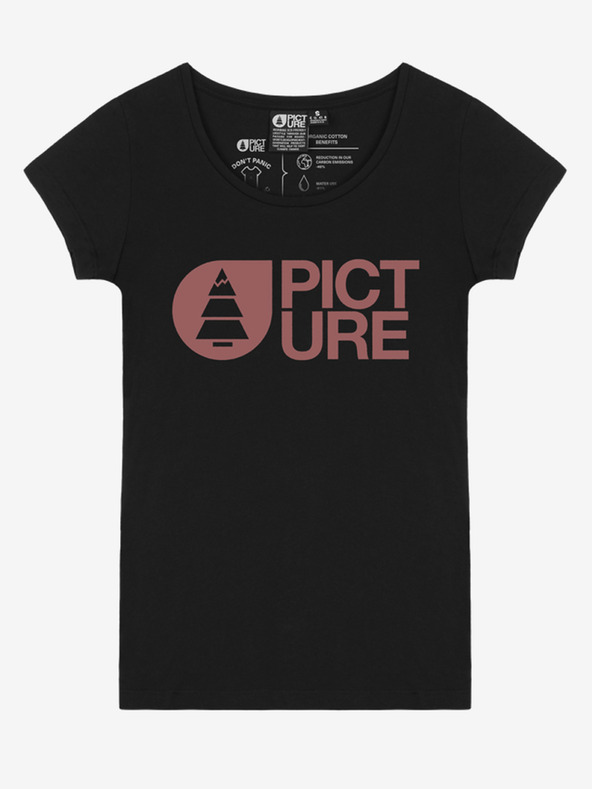 Picture Черна дамска тениска Снимка