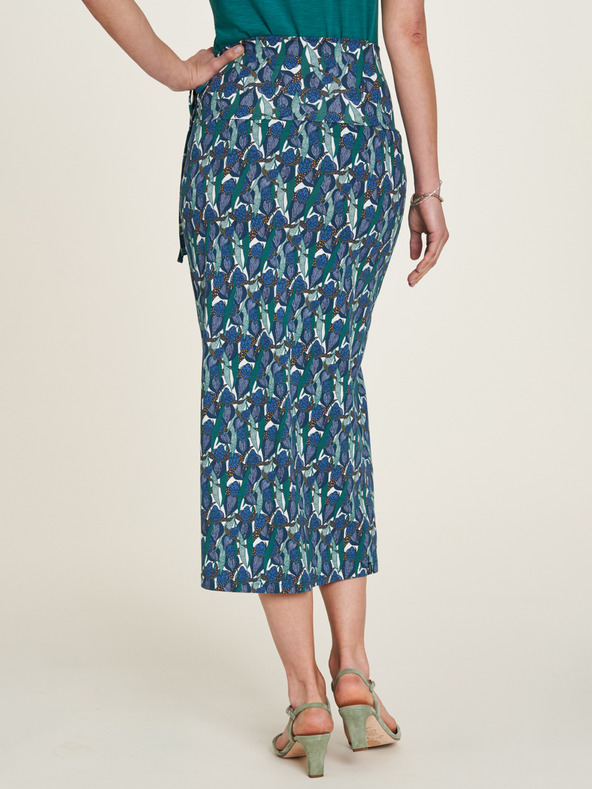 Tranquillo Синя дамска пола с цветя Tranquillo