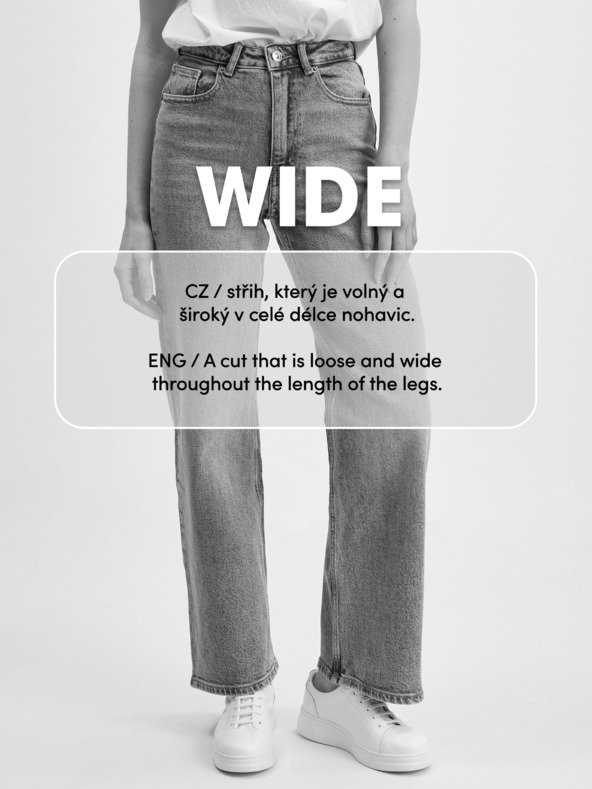 Noisy May Светлосини широки дънки Noisy May Amanda