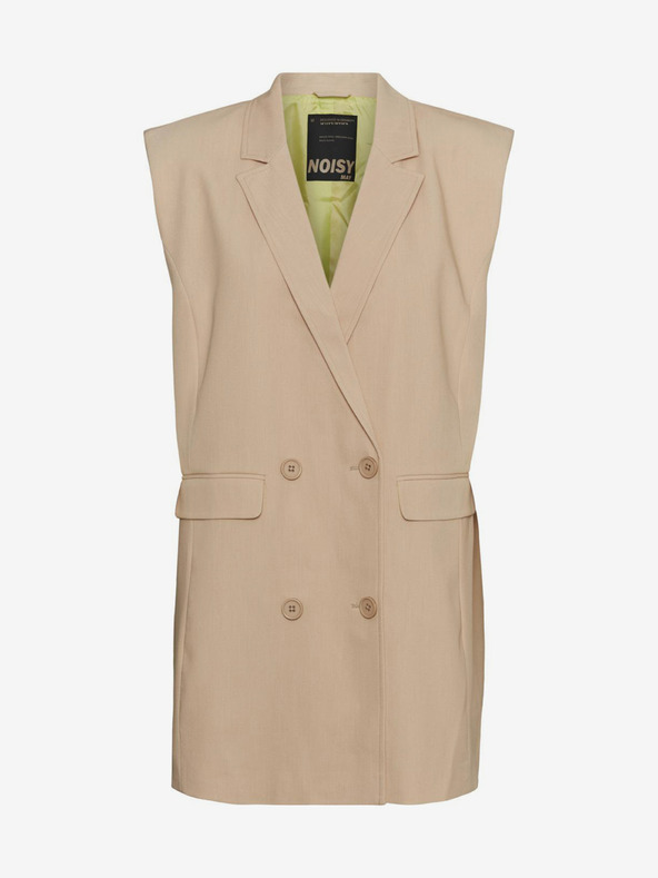 Noisy May Бежова жилетка Noisy May Bridget