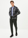 Celio Тъмно сиво мъжко карирано яке Celio Punjab
