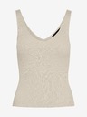 Vero Moda Кремаво рипсено basic потник VERO MODA Glory