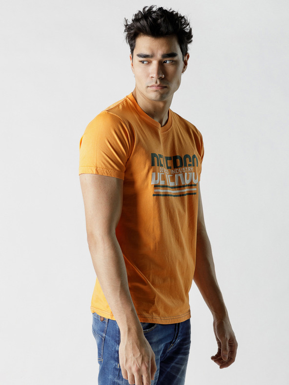 Devergo Горчица Мъжка тениска Devergo