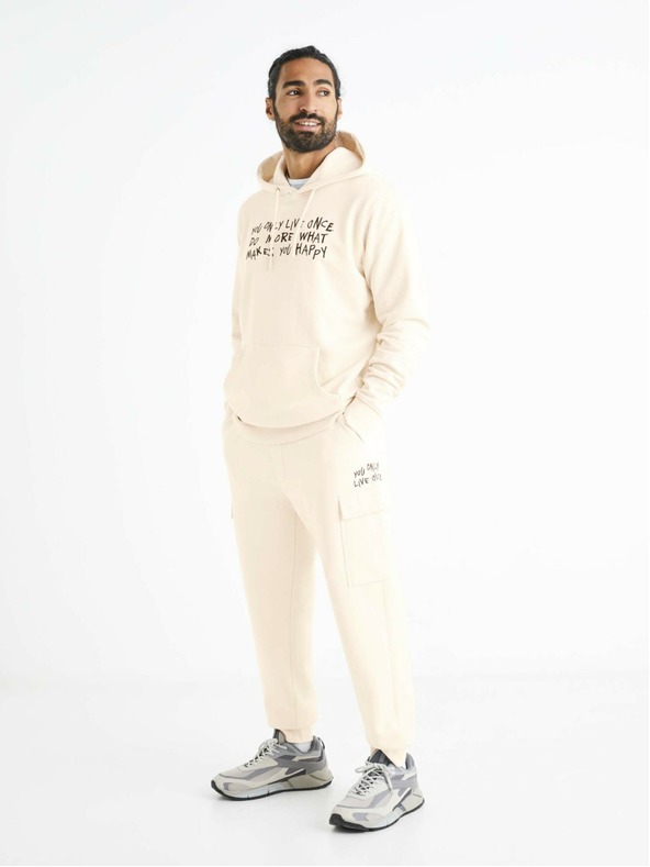 Celio Кремав мъжки суитчър с джобове Celio Boslap