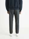 Celio Тъмно сив мъжки кариран панталон Celio Avocheck