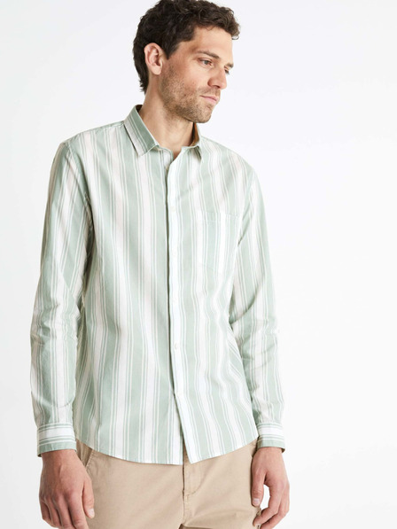 Celio Памучна риза с бастиета Celio