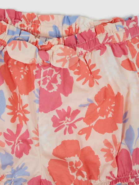 GAP Бебешки къси панталони с цветя GAP