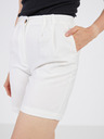 Jacqueline de Yong Бели къси панталони с широки крачоли JDY Tomika