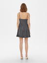 ONLY Тъмно сива къса рокля с презрамки ONLY Ragna