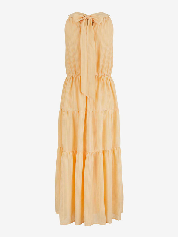 Pieces Оранжева макси рокля Pieces Valentine